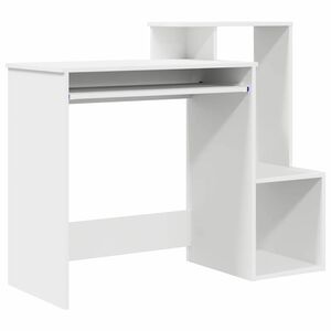 vidaXL Scrivania Bianco 106 x 41 x 88.5 cm Legno ingegnerizzato