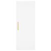 vidaXL Mobile a Parete Bianco 34,5x34x90 cm