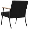 vidaXL poltrona Nero 59 x 75 x 78 cm Tessuto