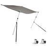 vidaXL Set Estensione Tendalino a T Grigio 170x170x(113-182,5)cm