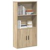 vidaXL Libreria Rovere Sonoma 60x24x120 cm in Legno Multistrato