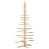 vidaXL Albero di Natale Decorativo in Legno 180 cm Legno Massello Pino