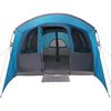 vidaXL Tenda Familiare con tetto Blu e Grigio 576 x 325 x 213 cm