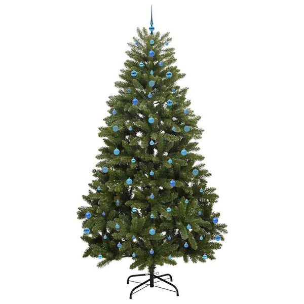 vidaXL Albero di Natale artificiale Verde 270 cm PVC e Metallo
