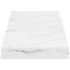 vidaXL Scaffale da parete 4 pcs Marmo Bianco 50 x 23 x 4 cm