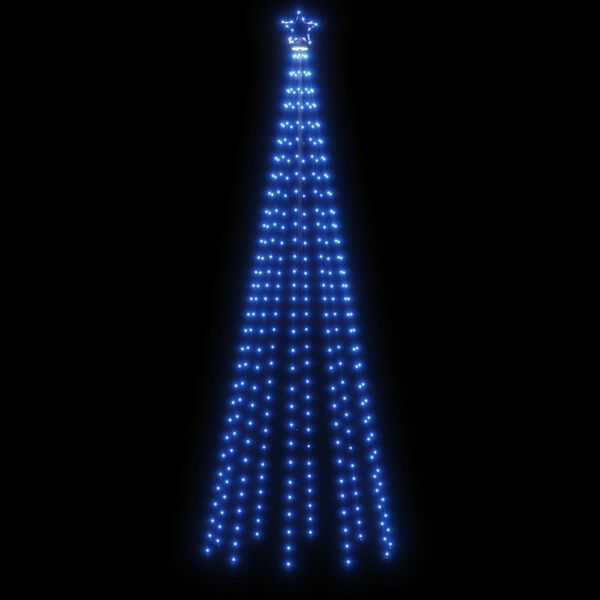vidaXL Albero di Natale con Puntale Blu 310 LED 300 cm