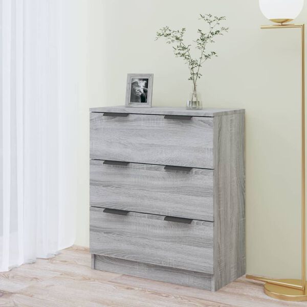 vidaXL Credenza Grigio Sonoma 60x30x70 cm in Legno tecnico