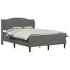 vidaXL Struttura del letto Grigio Scuro 140 x 200 cm Velluto