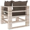 vidaXL Set Divani da Giardino Pallet 6 pz con Cuscini in Legno di Pino