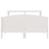 vidaXL Letto senza Materasso Bianco 120x190 cm Legno Massello di Pino