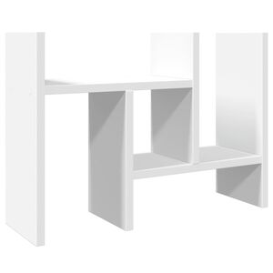 vidaXL Organizer Scrivania Bianco 34,5x15,5x35,5 cm Legno Multistrato