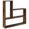 vidaXL Scaffale da parete Rovere Fumo 60 x 11 x 60 cm