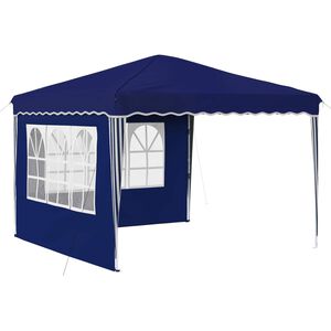 vidaXL Tenda per feste a pop-up 288 x 288 x 245 cm Blu Tessuto Oxford