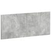 vidaXL Testiera da Muro HOORN Grigio Cemento Legno ingegnerizzato