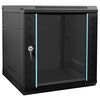 vidaXL Armadietto di rete Nero 53 x 60 x 60 cm Acciaio