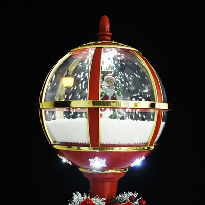 vidaXL Lampione Natalizio con Babbo Natale 175 cm LED