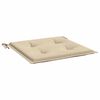vidaXL Cuscini per Sedia 2 pz Beige 50x50x4 cm in Tessuto Oxfor4
