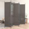 vidaXL Divisorio a 5 Pannelli Antracite 250x220 cm Tessuto