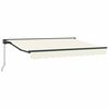 vidaXL Tenda retrattile manuale Crema 3,5 x 2 m