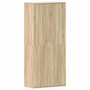 vidaXL Mobile per scarpe con porta Rovere Sonoma 80 x 39 x 178 cm