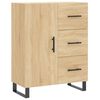 vidaXL Credenza Rovere Sonoma 69,5x34x180 cm in Legno Multistrato