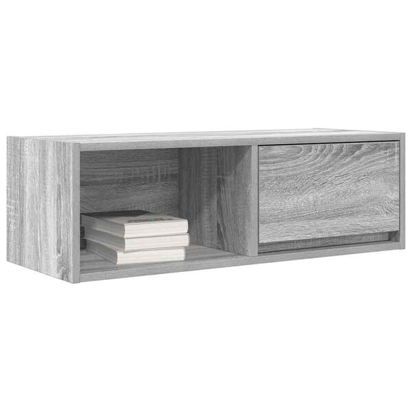 vidaXL Mobile Porta TV Grigio Sonoma 80x31x25,5 cm Legno Multistrato