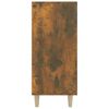 vidaXL Credenza Rovere Fumo 90x34x80 cm in Legno Multistrato