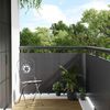 vidaXL Paravento da Balcone Antracite 600x100 cm in Polyrattan