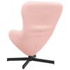 vidaXL Poltrona uovo Rosa 63 x 73 x 90 cm Tessuto