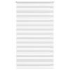 vidaXL Tenda a Rullo Zebra Larghezza Tessuto 130,9 cm Poliestere