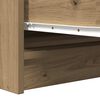 vidaXL Credenza Rovere Artigianale 100x35x76 cm in Legno Multistrato