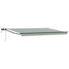 vidaXL Tenda retrattile manuale con LED 4,5 &times; 3 m