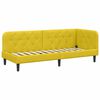 vidaXL Cornice del letto ad angolo Giallo 80 x 200 cm Velluto