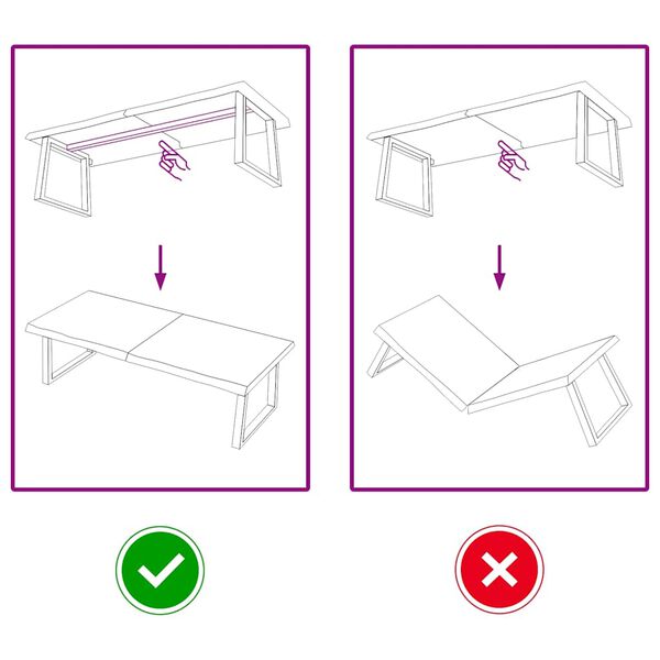 vidaXL Ripiano Muro Marrone 140x60x(2-4) cm Massello Rovere Trattato