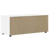 vidaXL Mobile TV VISNES Bianco 100x40x38 cm in Legno Multistrato