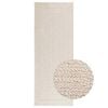 vidaXL Tappeto ZIZUR Crema 80x200 cm Aspetto Iuta Interni ed Esterni