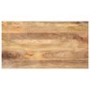 vidaXL Piano per Tavolo 120x50x3,8cm Rettangolare Legno Massello Mango