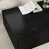 vidaXL Tavolino da salotto con cassetto Rovere Nero 95 x 55 x 31 cm