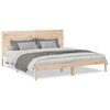 vidaXL Giroletto Extra Lungo senza Materasso 200x210 cm Legno Massello