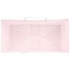 vidaXL Sacchetti di Carta 50 pz con Manici Rosa 32x17x44 cm