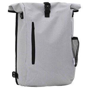 vidaXL Borsa per biciclette Grigio 31 x 13 x 58 cm Poliestere