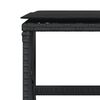 vidaXL Set da Pranzo da Giardino 17 pz con Cuscini Nero in Polyrattan