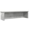 vidaXL Scaffale da Cucina Impilabile Grigio Cemento 50x15x16 cm