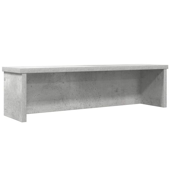vidaXL Scaffale da Cucina Impilabile Grigio Cemento 50x15x16 cm