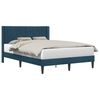 vidaXL Struttura del letto con testiera Blu 140 x 200 cm Velluto