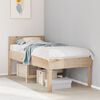 vidaXL Letto senza Materasso 75x190 cm in Legno Massello Pino