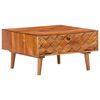 vidaXL Tavolino da Caff&egrave; 68x68x38 cm in Legno Massello di Acacia