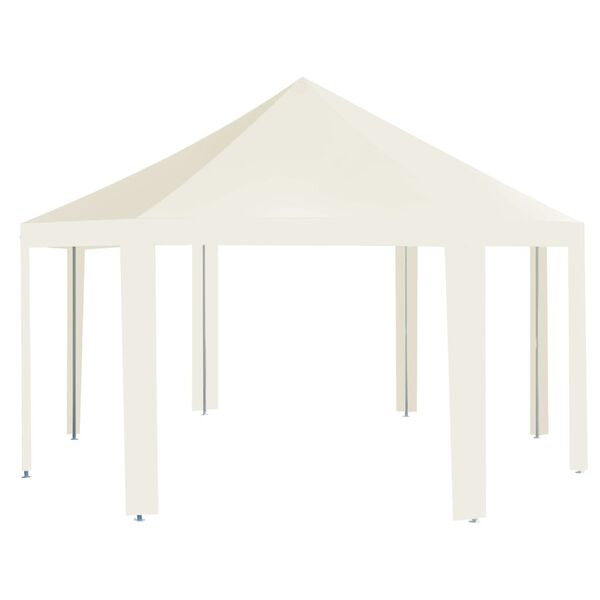 vidaXL Gazebo da Esterni Crema 600x440x330 cm