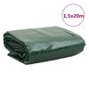 vidaXL Telone Verde 1,5x20 m 650 g/m&sup2;