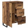 vidaXL Credenza con cassetto Legno vecchio 69,5 x 34 x 90 cm